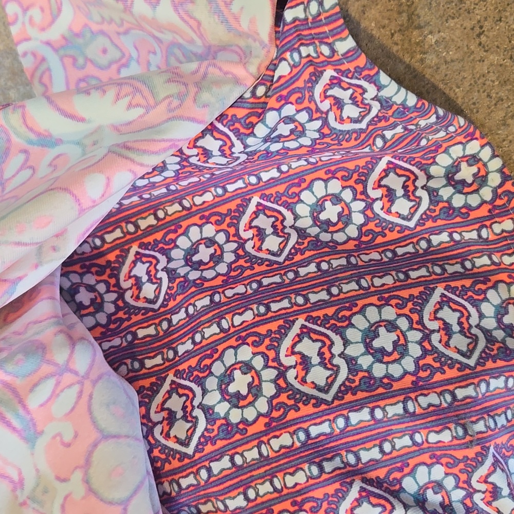 New O'Neill Majestic Ruffle Bandeau Bikini Top - Picture 10 of 10
